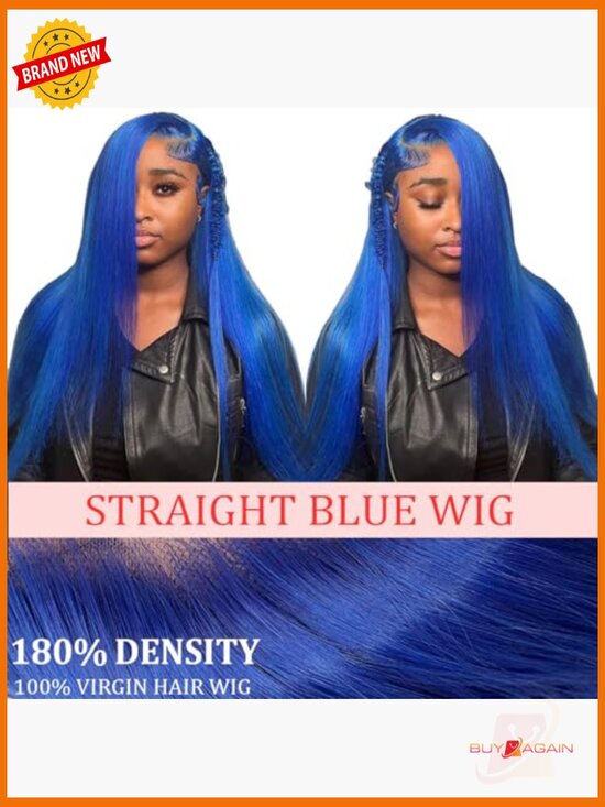 13x4 Straight Lace Front Wig Human Hair Glueless HD Transparent 180% Density 22